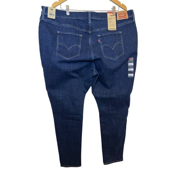 Levi's Women's 721 High-Rise Skinny Jean (Size 22W-30) Blue Story - Picture 3 of 12
